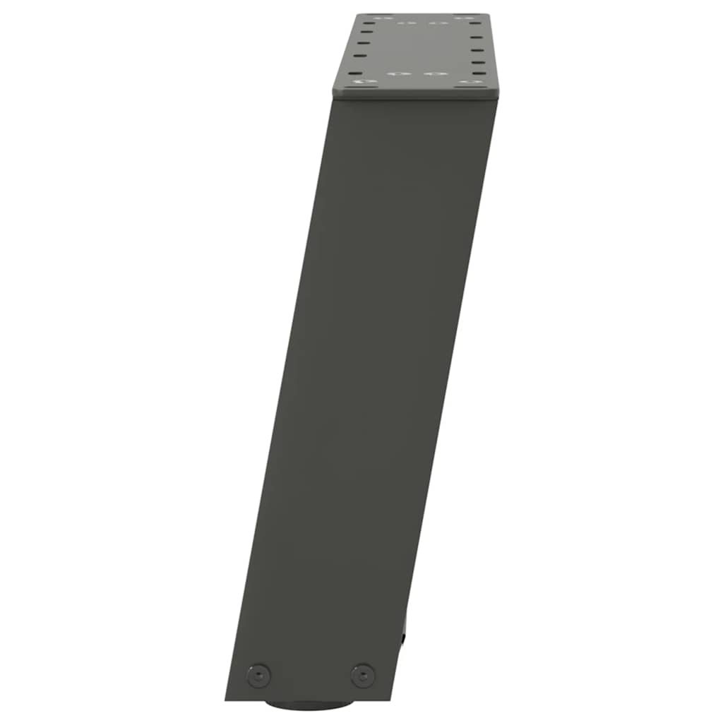 Noge za klub stolić U-oblik 2 kom antracit 40 x (30-31) cm čelik