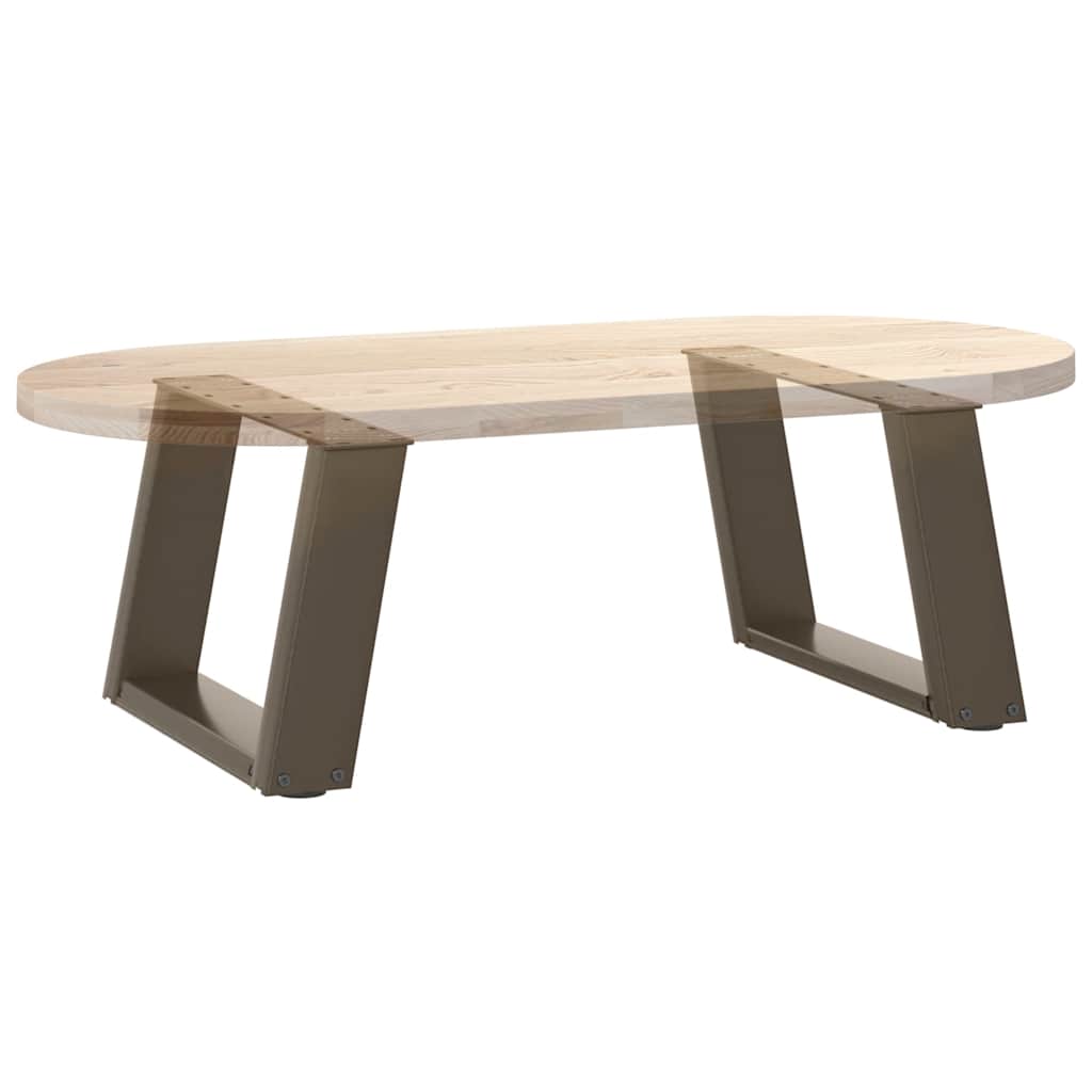 Noge za klub stolić U-oblik 2 kom Prirodni čelik 40 x (30-31) cm Čelik