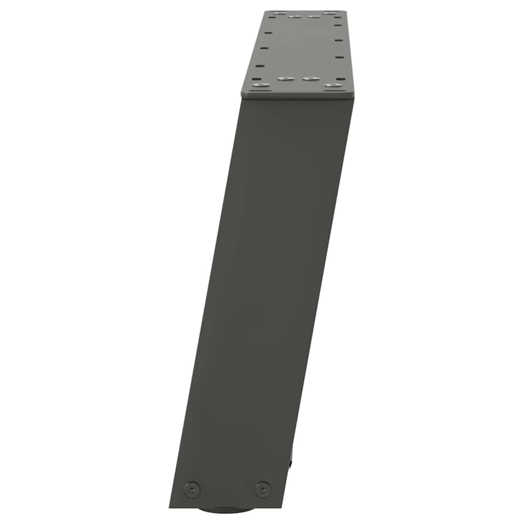 Noge za klub stolić U-oblik 2 kom antracit 70 x (30-31) cm čelik