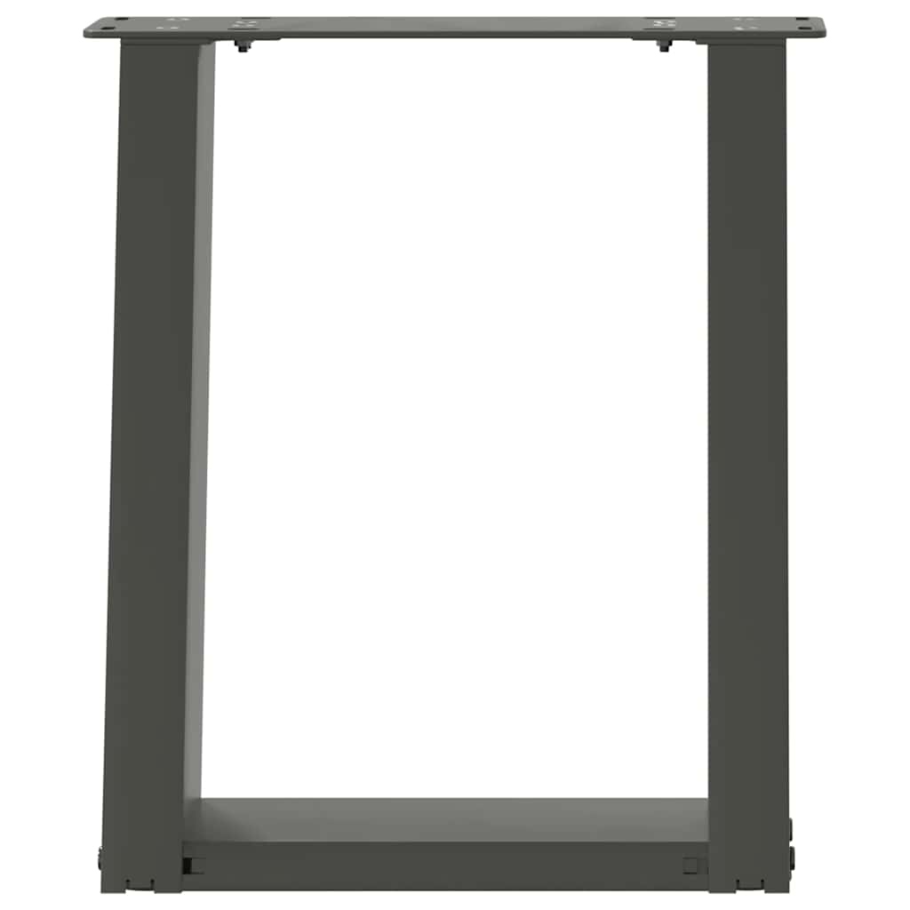 Noge za klub stolić U-oblik 2 kom antracit 28 x (42-43) cm čelik