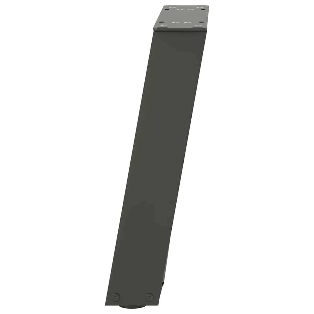Noge za klub stolić U-oblik 2 kom antracit 28 x (42-43) cm čelik