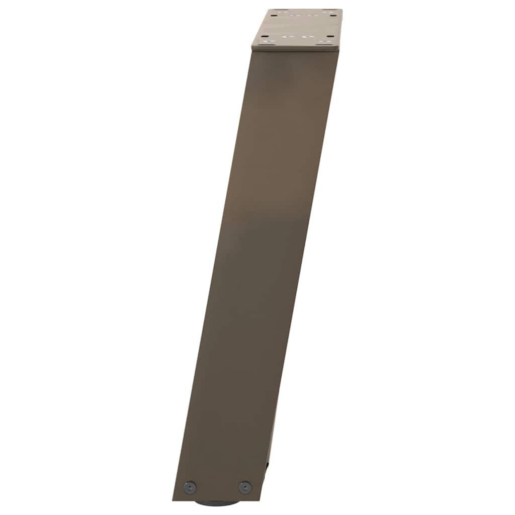 Noge za klub stolić U-oblik 2 kom Prirodni čelik 28 x (42-43) cm Čelik