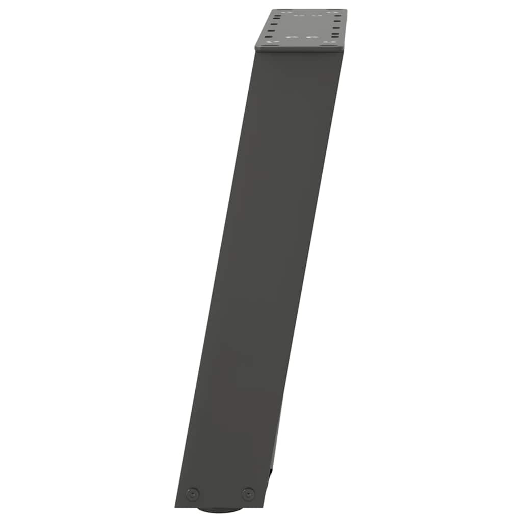 Noge za klub stolić U-oblik 2 kom antracit 38 x (42-43) cm čelik