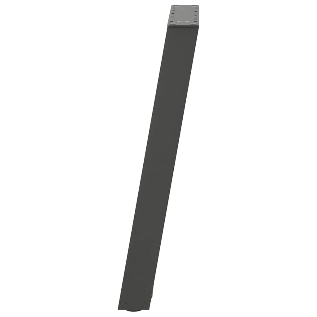 Noge za konzolni stol u obliku slova U, 2 kom, antracit, 38 x (72-73) cm, čelik