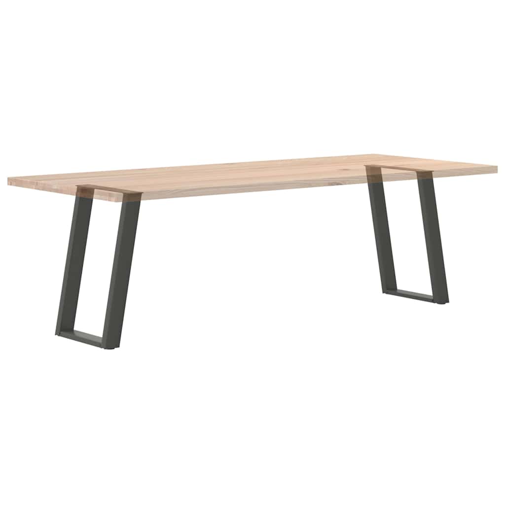 Noge za blagovaonski stol U-oblik 2 kom antracit 50 x (72-73) cm čelik