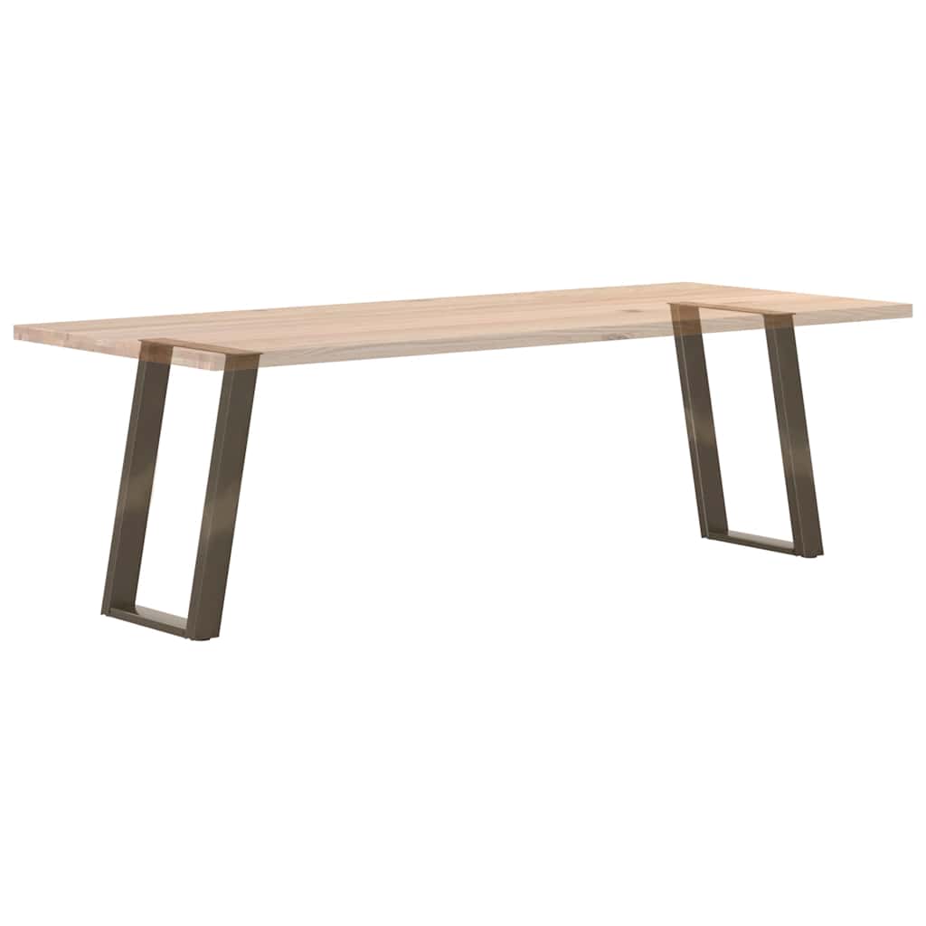Noge za blagovaonski stol U-oblik 2 kom Prirodni čelik 50 x (72-73) cm Čelik