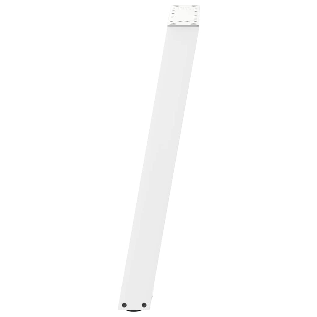 Noge za blagovaonski stol U-oblik 2 kom Bijele 60 x (72-73) cm Čelik