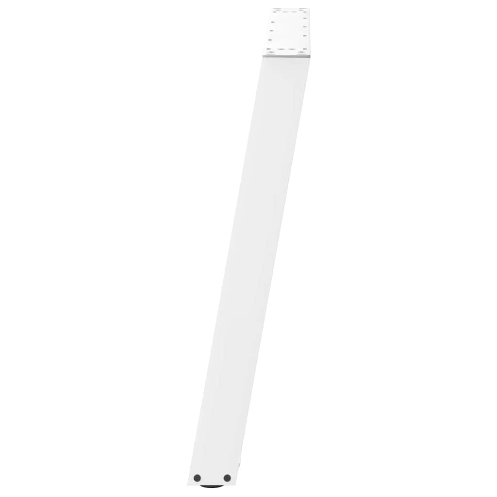 Noge za blagovaonski stol U-oblik 2 kom Bijele 70 x (72-73) cm Čelik