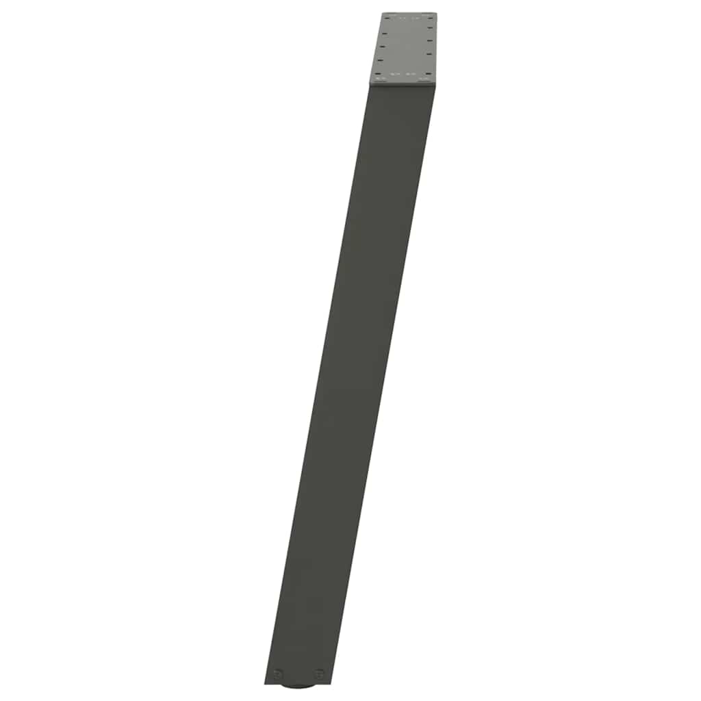 Noge za blagovaonski stol U-oblik 2 kom antracit 70 x (72-73) cm čelik