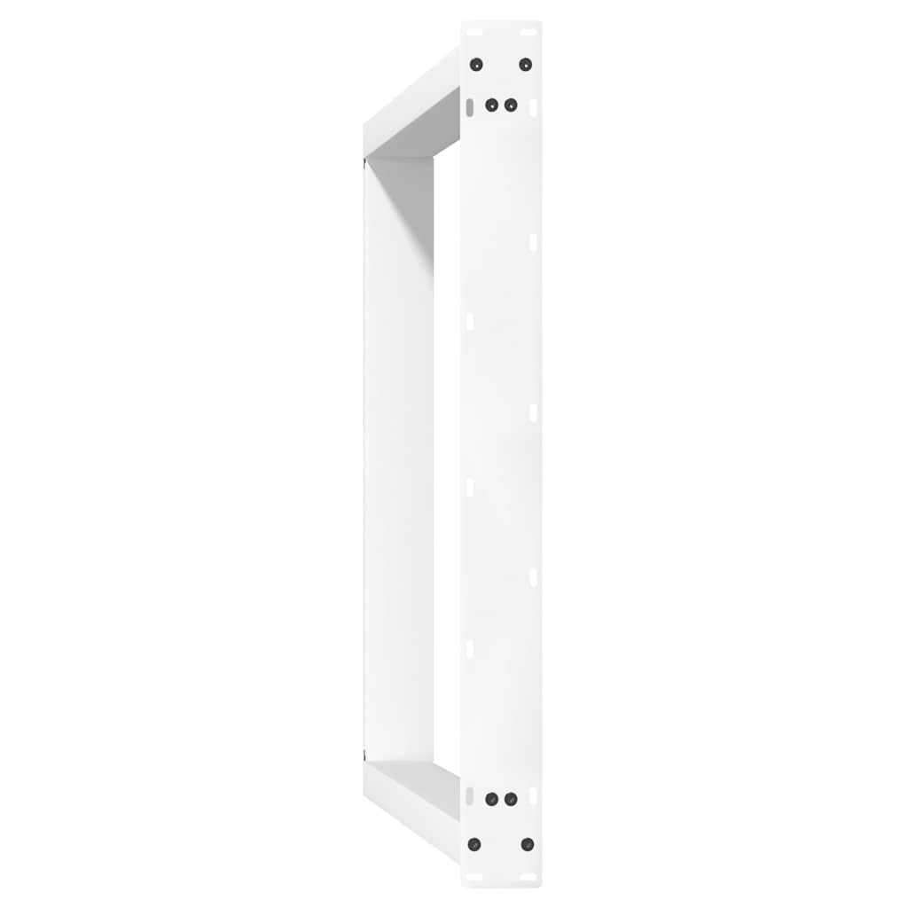 Noge za blagovaonski stol U-oblik 2 kom Bijele 90 x (72-73) cm Čelik