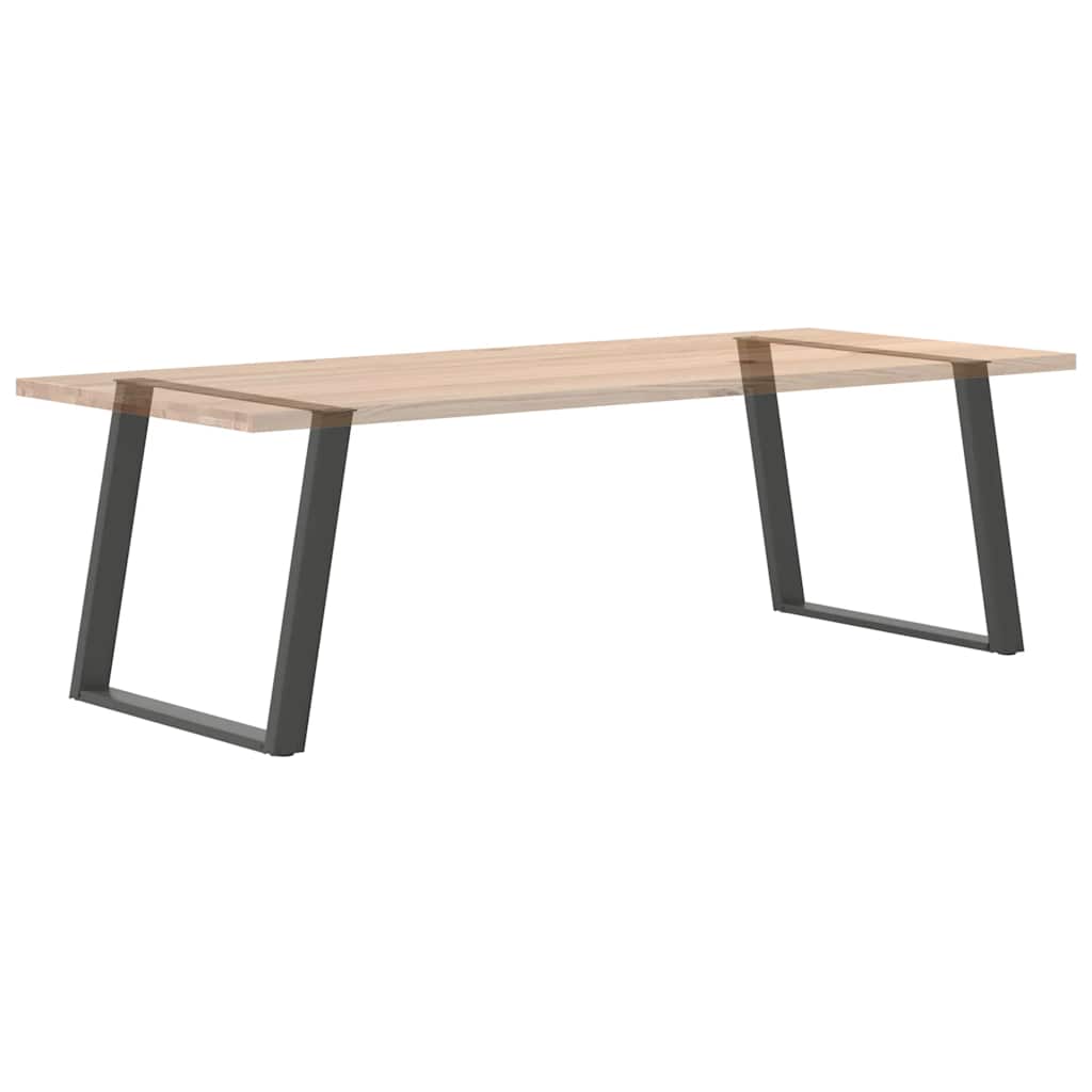 Noge za blagovaonski stol U-oblik 2 kom antracit 90 x (72-73) cm čelik