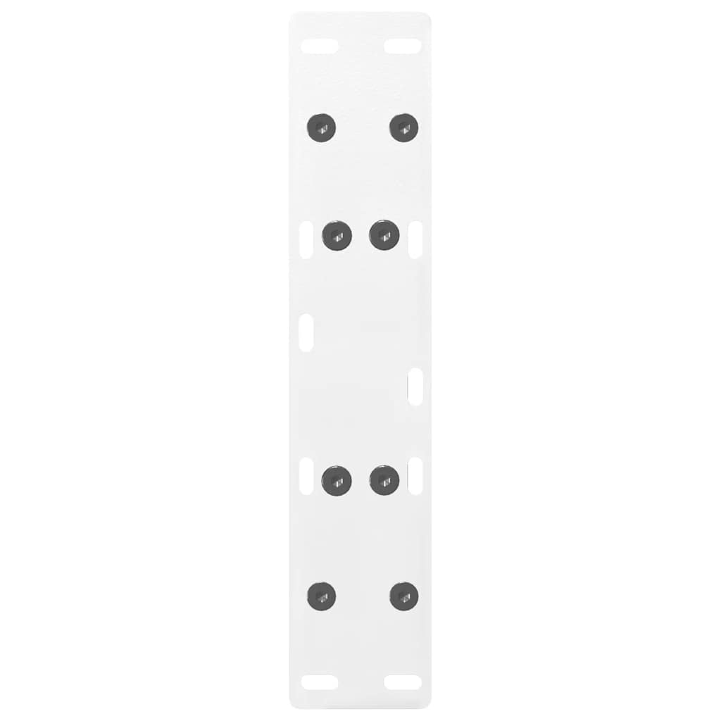 Noge za klub stolić A-oblika 2 kom Bijele 30 x (30-31) cm Čelik