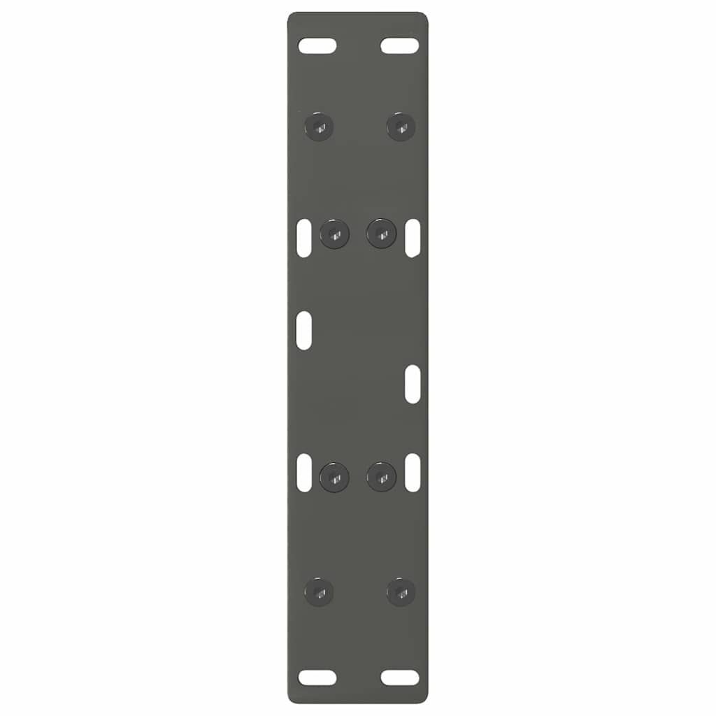 Noge za klub stolić A-oblika 2 kom antracit 30 x (30-31) cm čelik