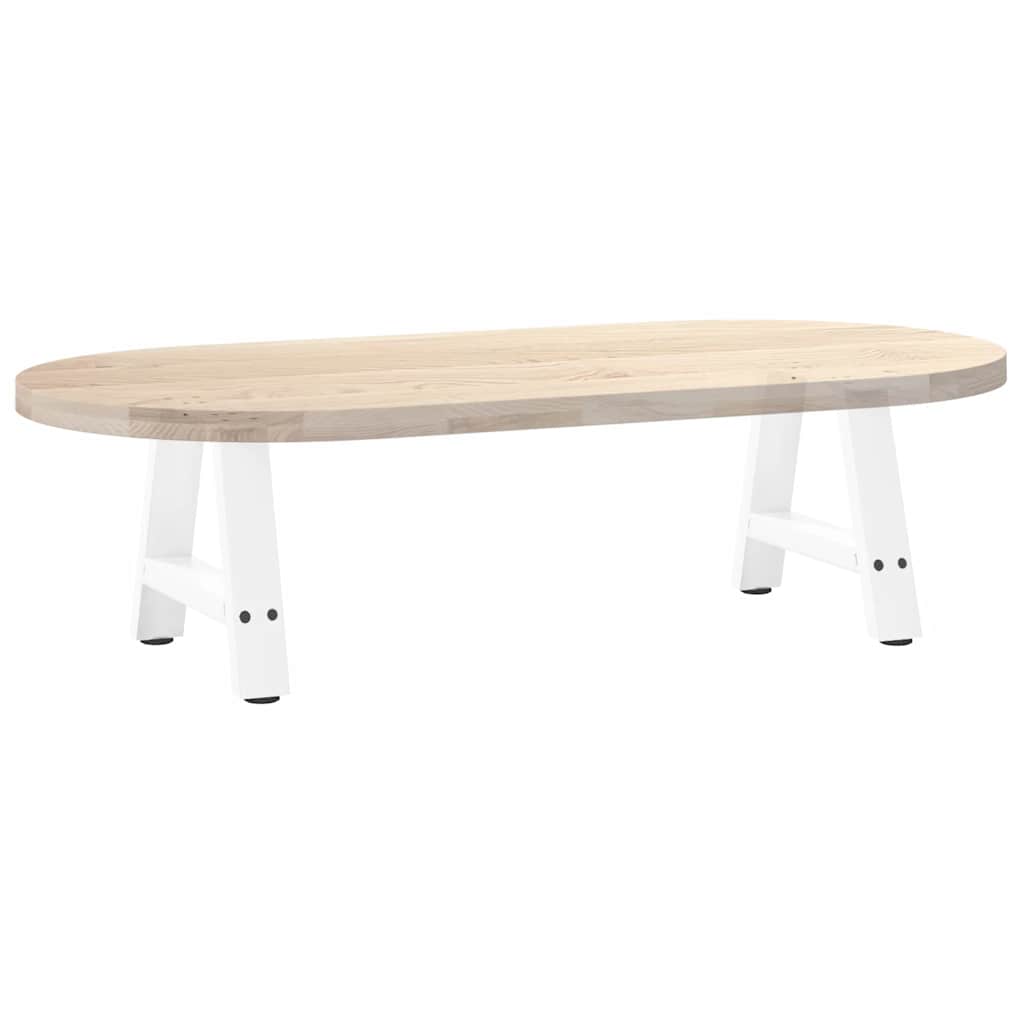 Noge za klub stolić A-oblika 2 kom Bijele 40 x (30-31) cm Čelik