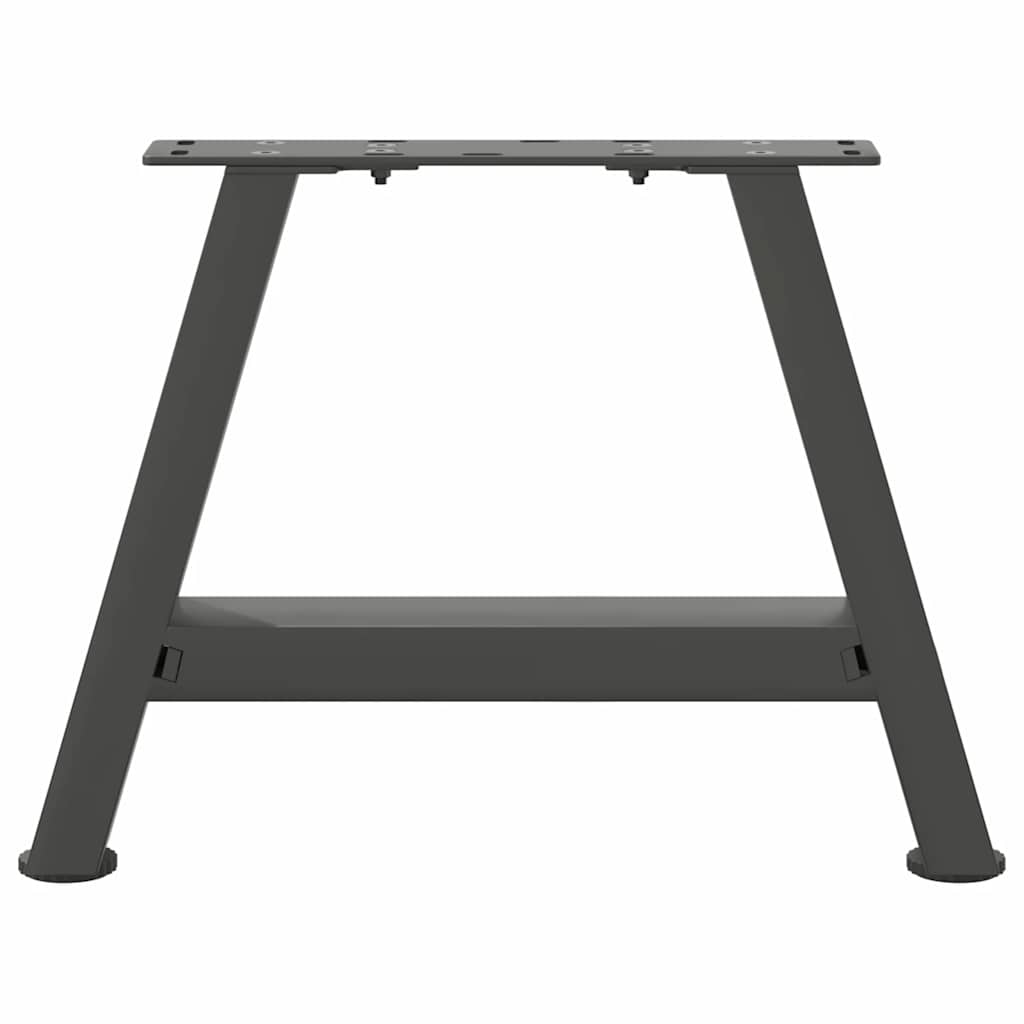 Noge za klub stolić A-oblika 2 kom antracit 40 x (30-31) cm čelik