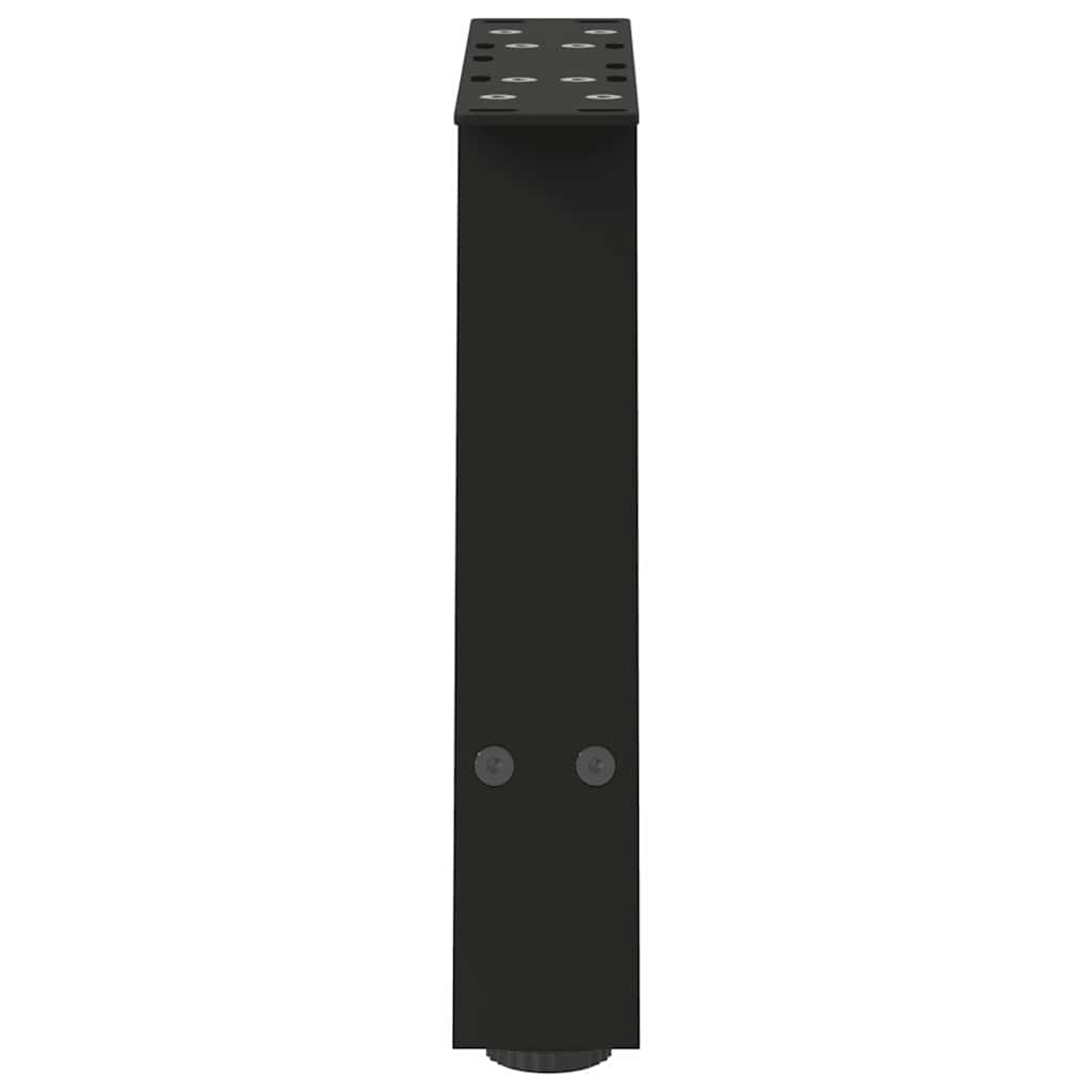 Noge za klub stolić A-oblika 2 kom Crne 50 x (30-31) cm Čelik
