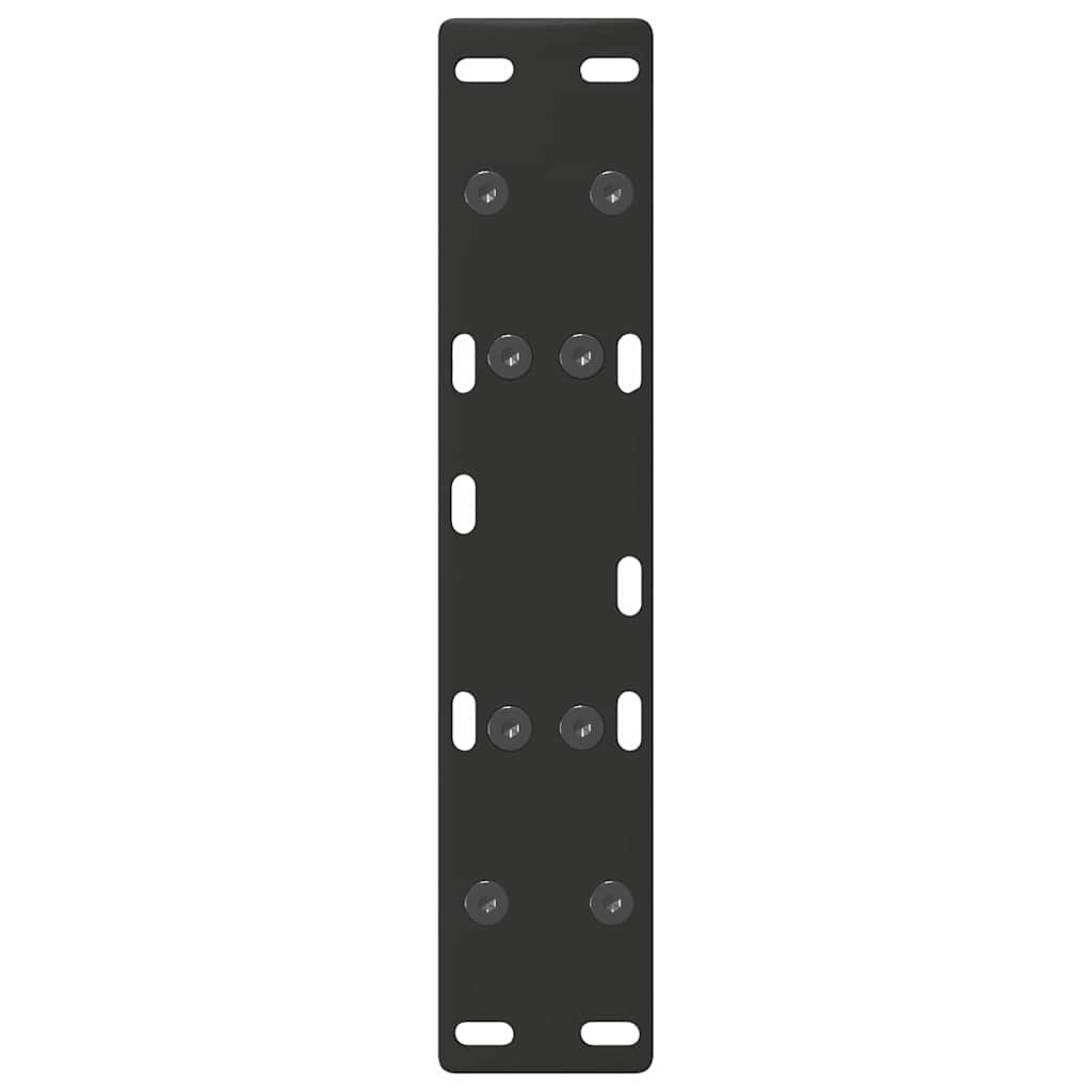Noge za klub stolić A-oblika 2 kom Crne 50 x (30-31) cm Čelik