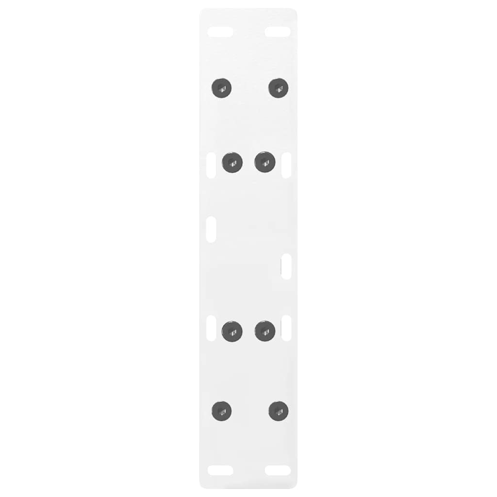 Noge za klub stolić A-oblika 2 kom Bijele 50 x (30-31) cm Čelik
