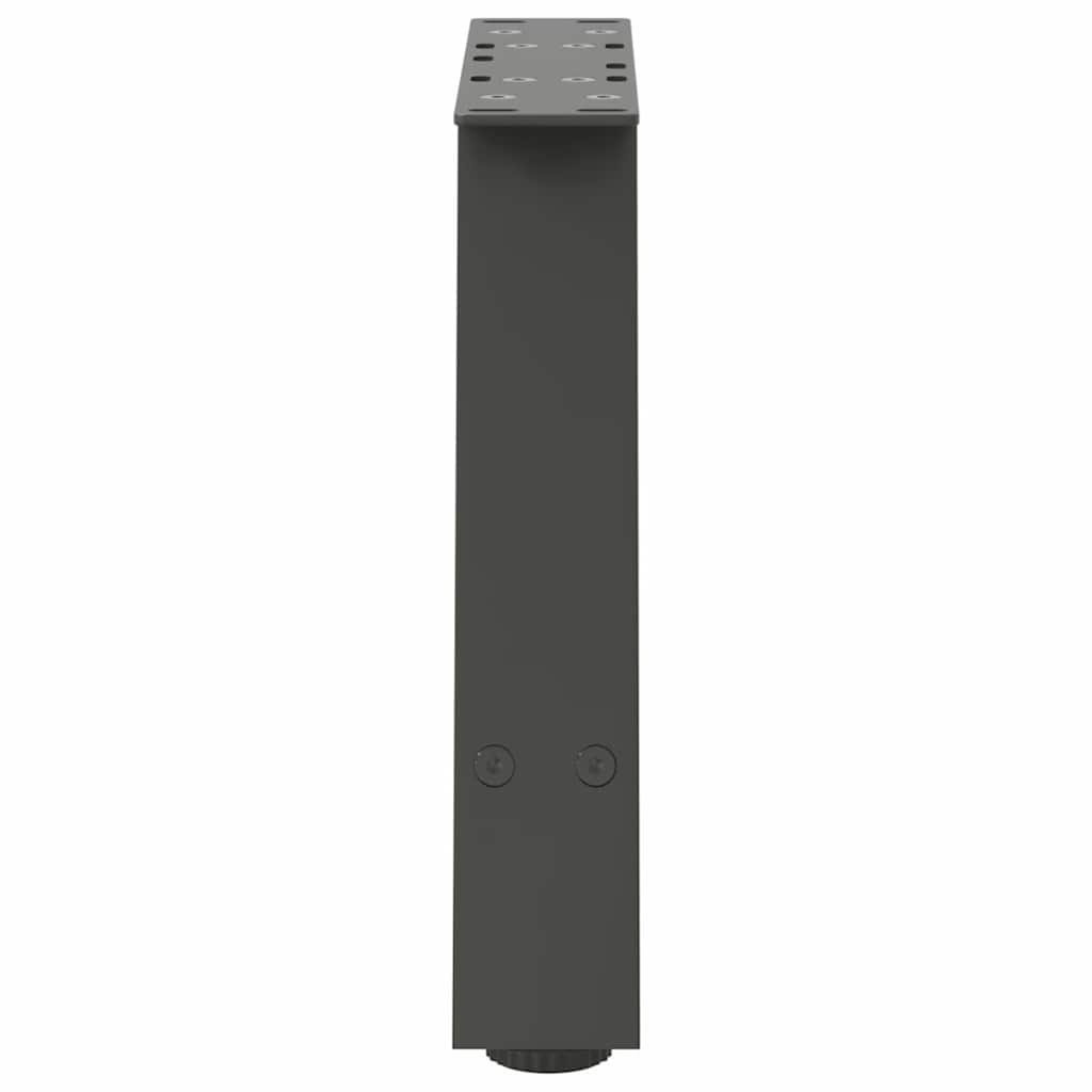 Noge za klub stolić A-oblika 2 kom antracit 50 x (30-31) cm čelik