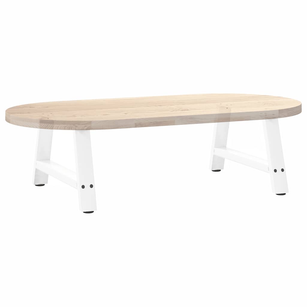 Noge za klub stolić A-oblika 2 kom Bijele 60 x (30-31) cm Čelik