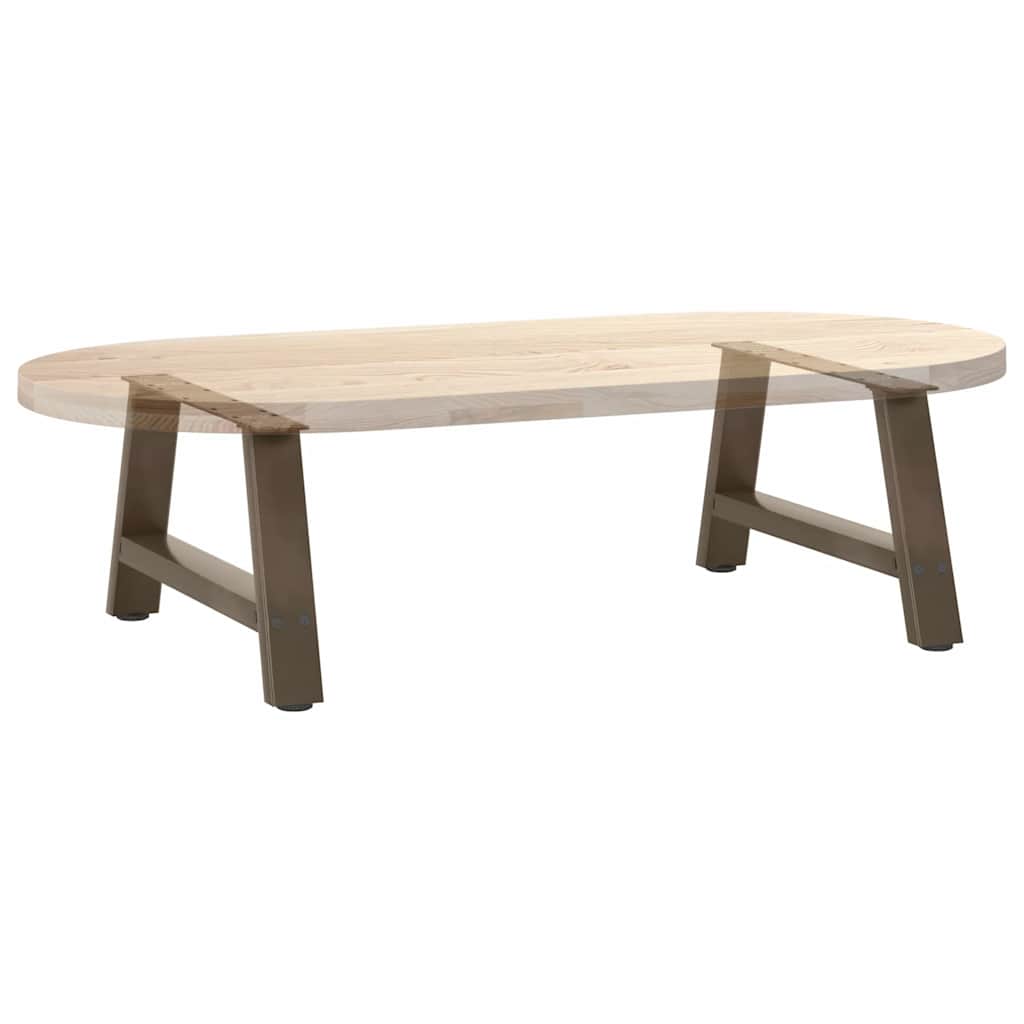 Noge za klub stolić A-oblika 2 kom 60 x (30-31) cm čelik