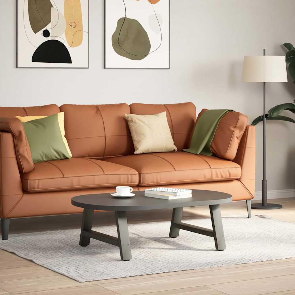Noge za klub stolić A-oblika 2 kom antracit 70 x (30-31) cm čelik