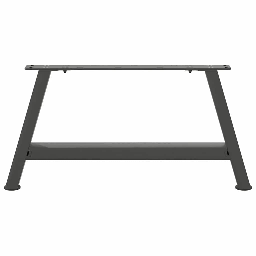 Noge za klub stolić A-oblika 2 kom antracit 70 x (30-31) cm čelik