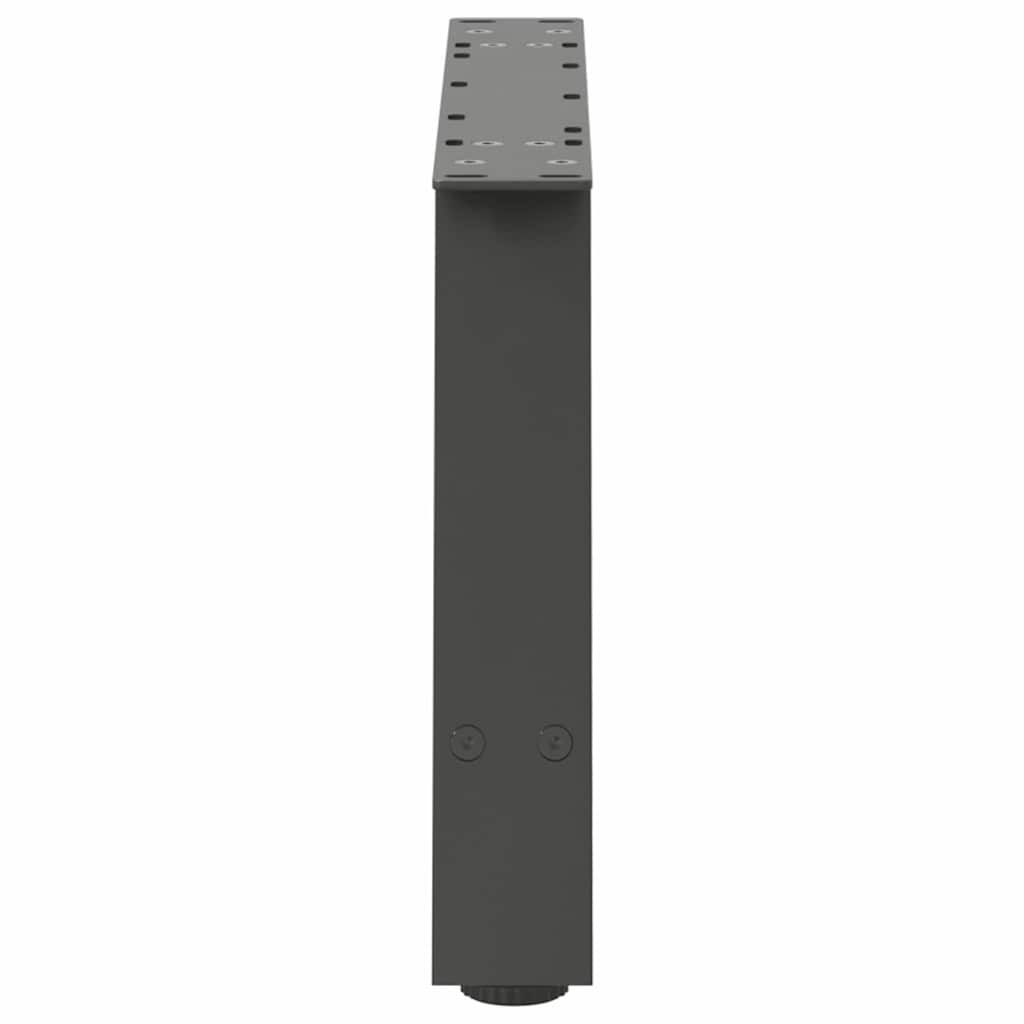 Noge za klub stolić A-oblika 2 kom antracit 70 x (30-31) cm čelik