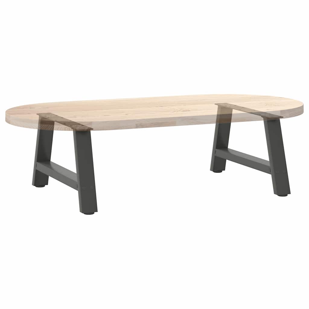 Noge za klub stolić A-oblika 2 kom antracit 70 x (30-31) cm čelik