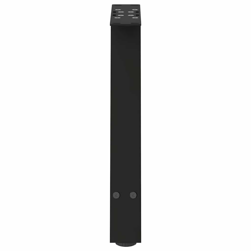 Noge za klub stolić A-oblika 2 kom Crne 38 x (42-43) cm Čelik