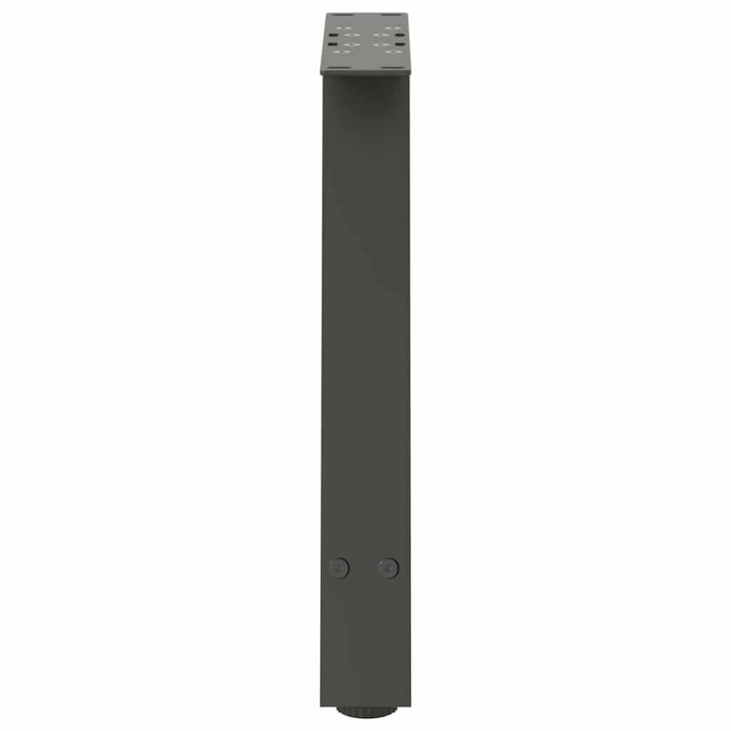 Noge za klub stolić A-oblika 2 kom antracit 38 x (42-43) cm čelik