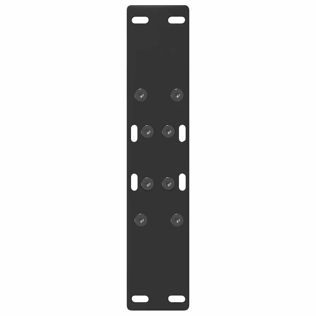 Noge za klub stolić A-oblika 2 kom Crne 50 x (42-43) cm Čelik