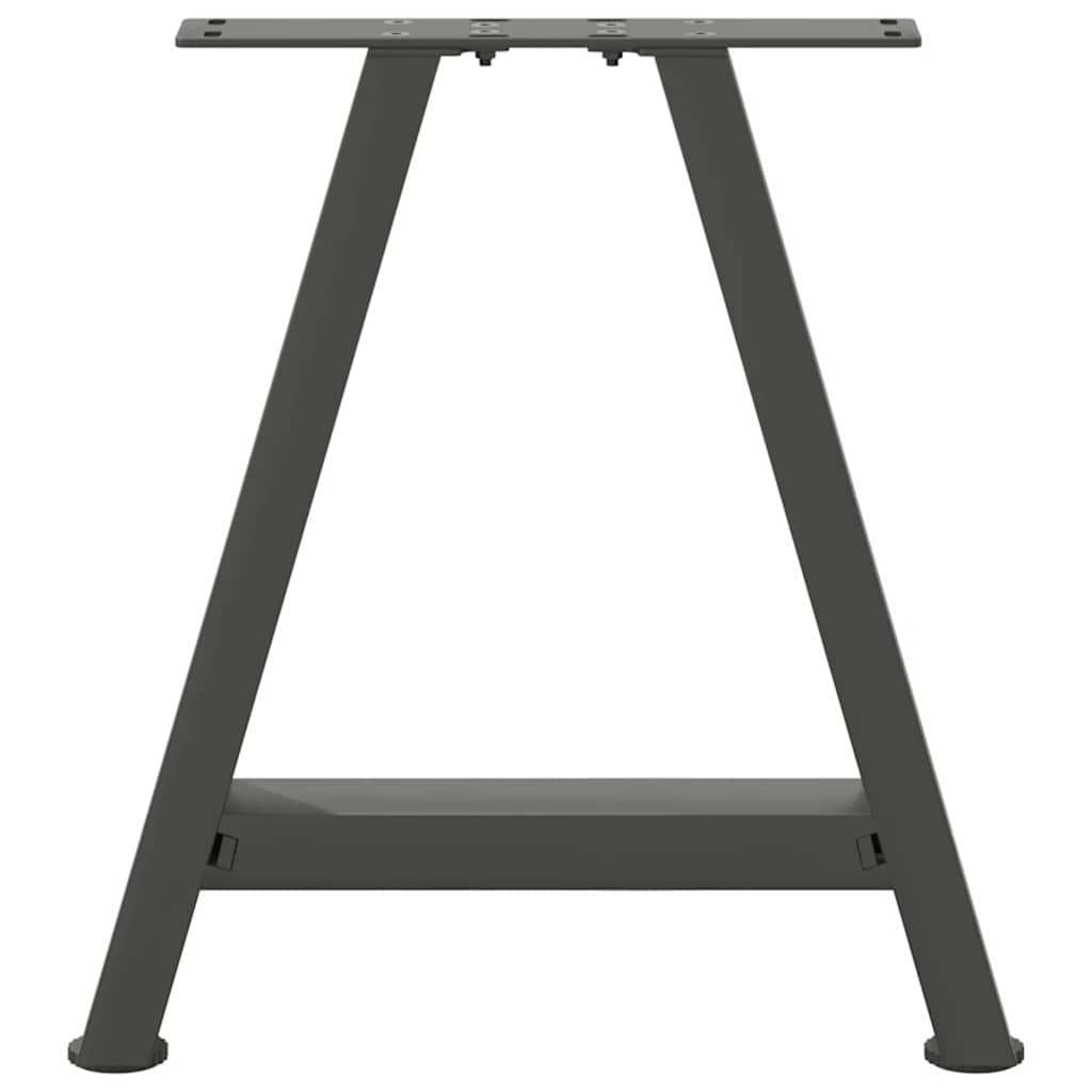 Noge za klub stolić A-oblika 2 kom antracit 50 x (42-43) cm čelik