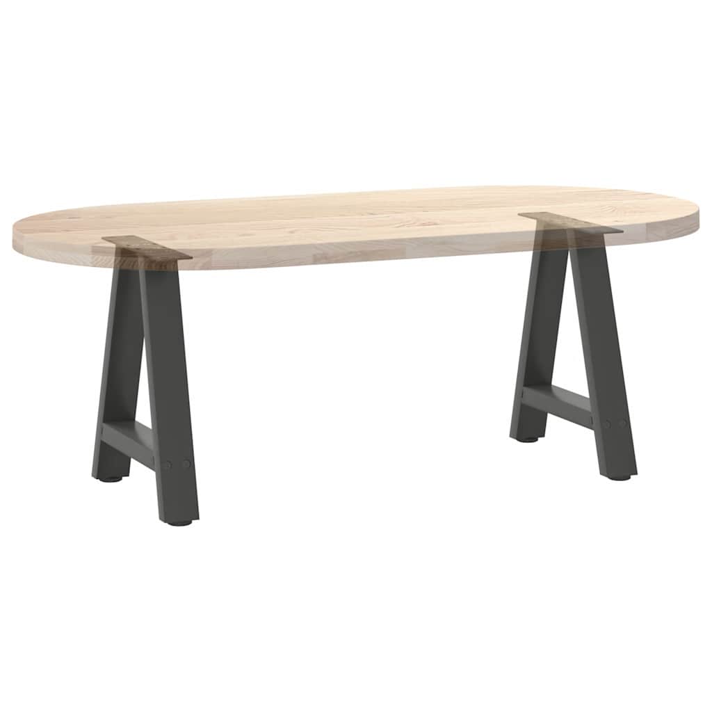Noge za klub stolić A-oblika 2 kom antracit 50 x (42-43) cm čelik