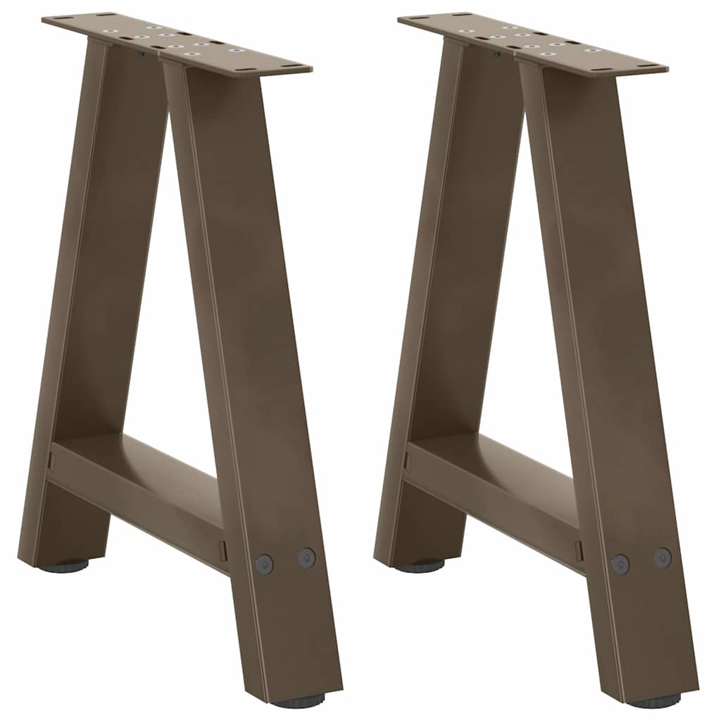 Noge za klub stolić A-oblika 2 kom 50 x (42-43) cm čelik
