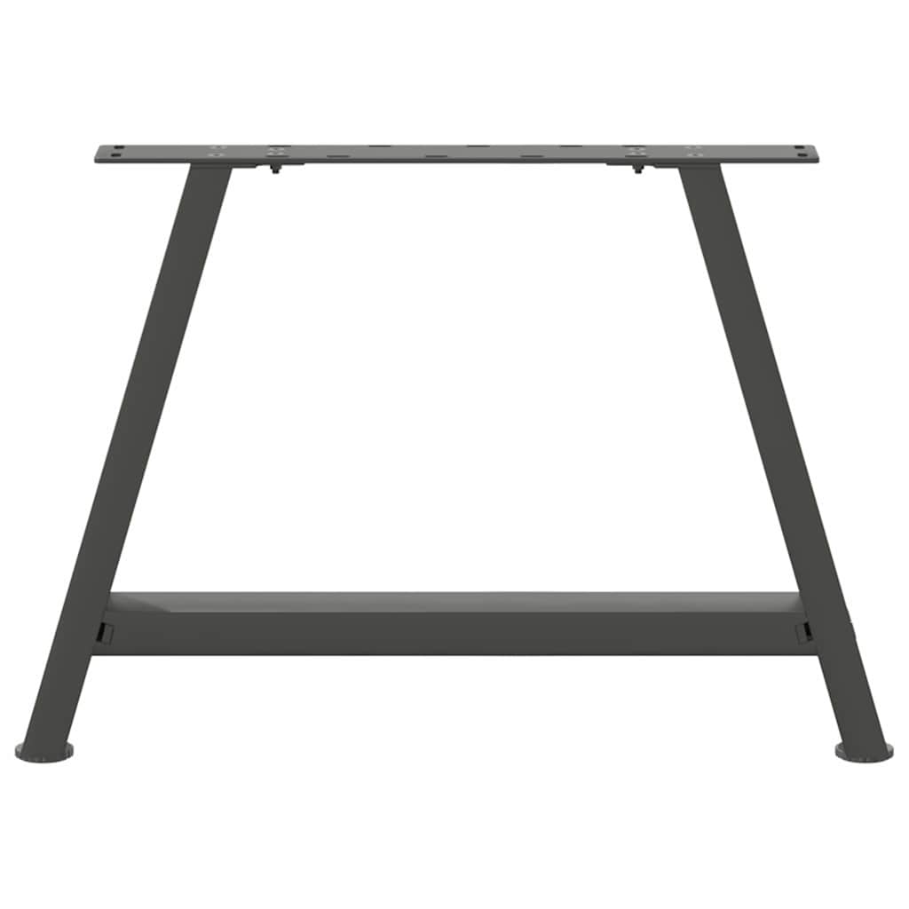 Noge za klub stolić A-oblika 2 kom antracit 60 x (42-43) cm čelik