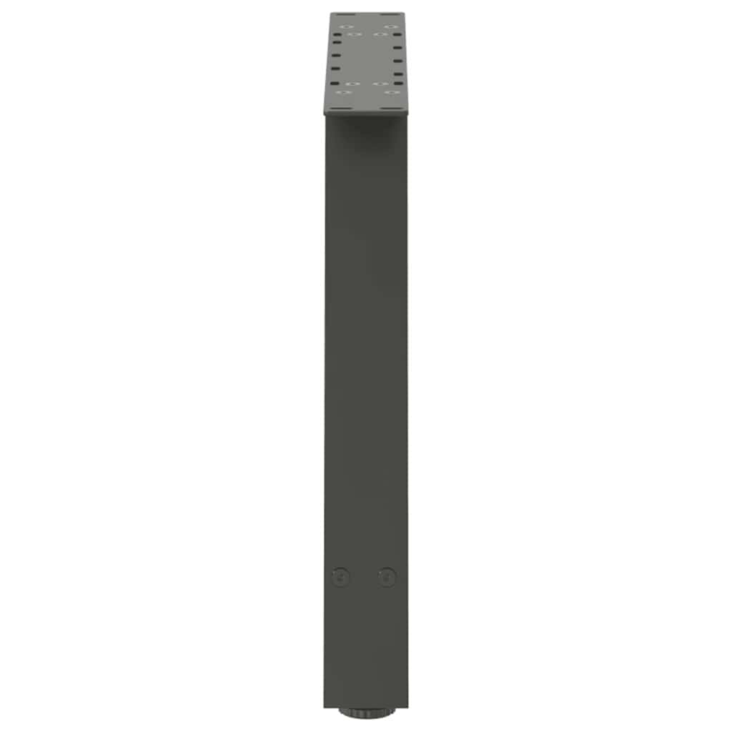 Noge za klub stolić A-oblika 2 kom antracit 60 x (42-43) cm čelik