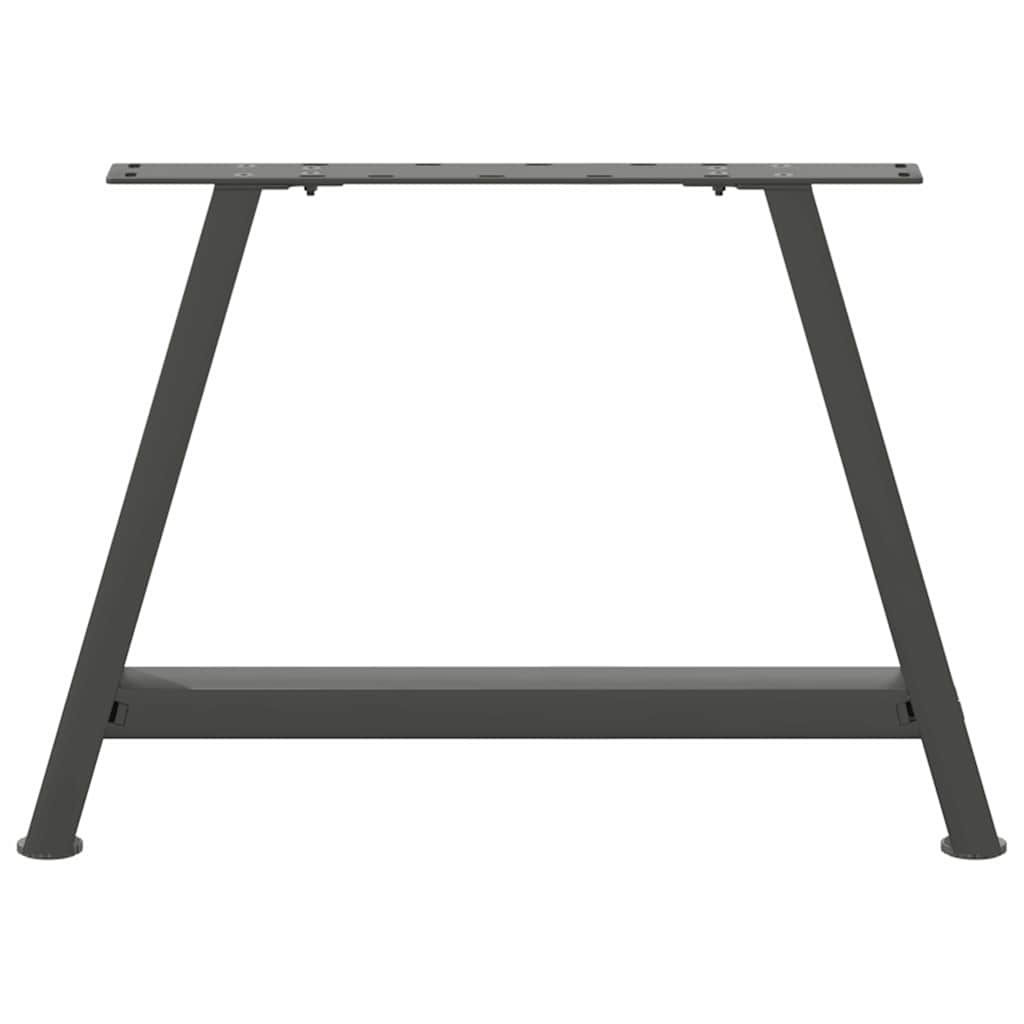 Noge za klub stolić A-oblika 2 kom antracit 70 x (42-43) cm čelik