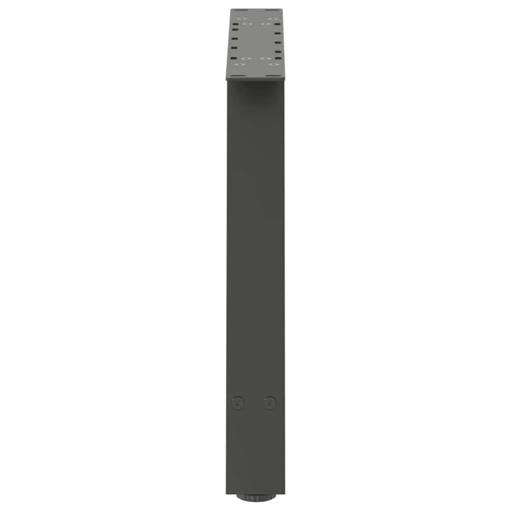 Noge za klub stolić A-oblika 2 kom antracit 70 x (42-43) cm čelik