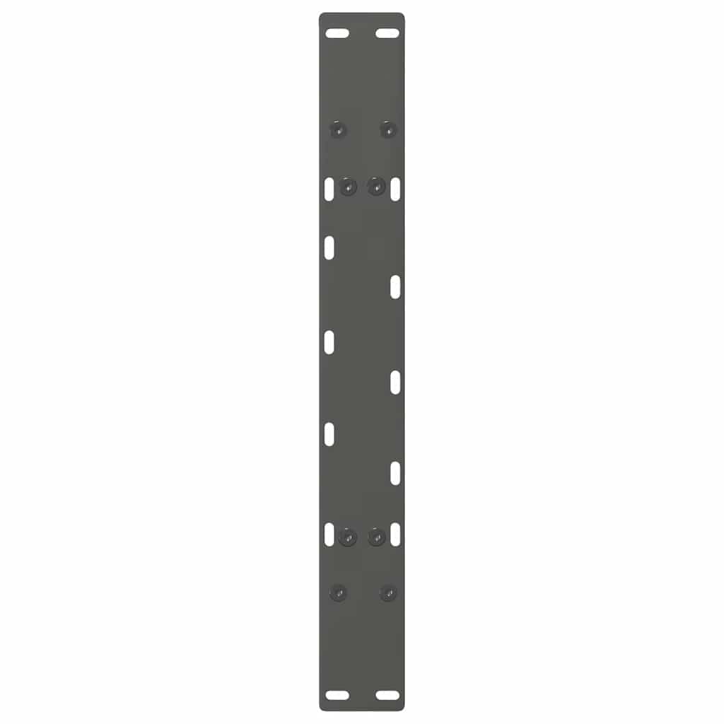 Noge za klub stolić A-oblika 2 kom antracit 70 x (42-43) cm čelik