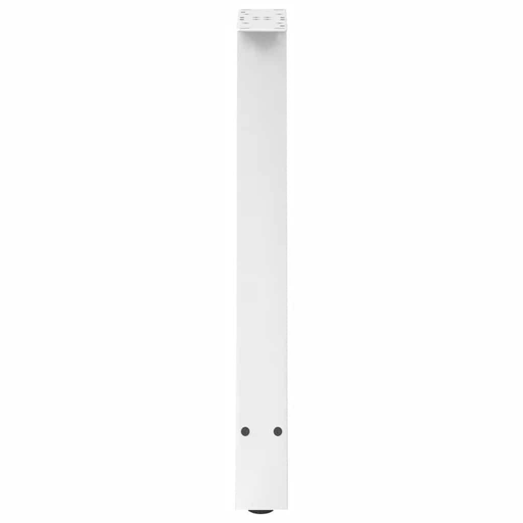Noge za blagovaonski stol A-oblika 2 kom Bijele 50 x (72-73) cm Čelik