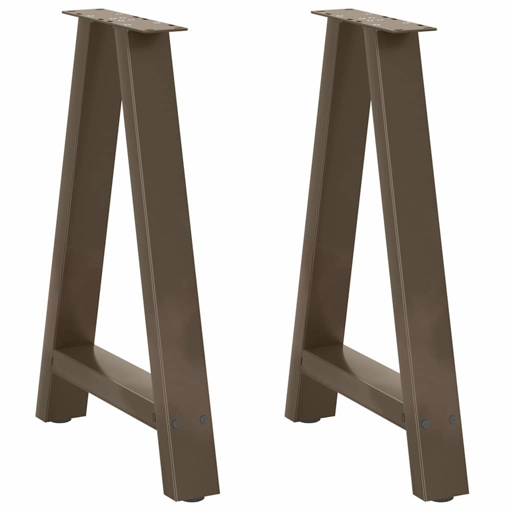 Noge za blagovaonski stol A-oblika 2 kom 50 x (72-73) cm Čelik