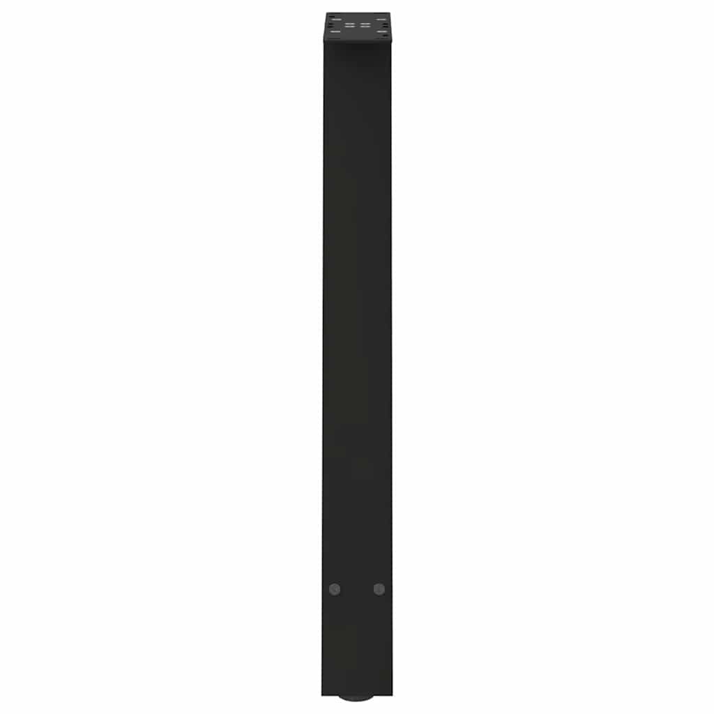 Noge za blagovaonski stol A-oblika 2 kom Crne 60 x (72-73) cm Čelik
