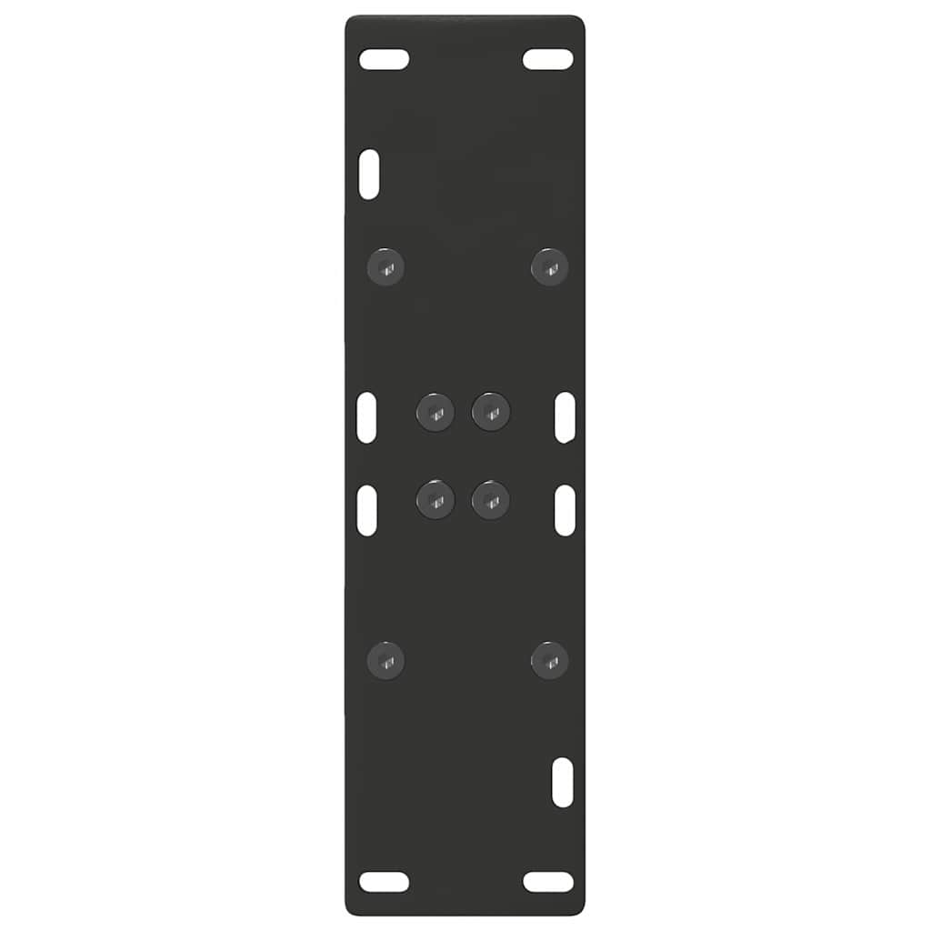 Noge za blagovaonski stol A-oblika 2 kom Crne 60 x (72-73) cm Čelik