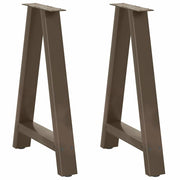 Noge za blagovaonski stol A-oblika 2 kom 60 x (72-73) cm Čelik