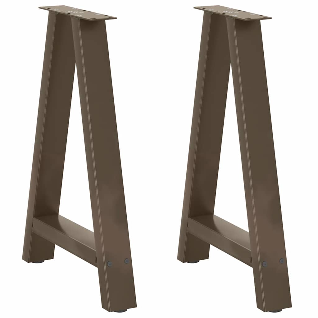 Noge za blagovaonski stol A-oblika 2 kom 60 x (72-73) cm Čelik