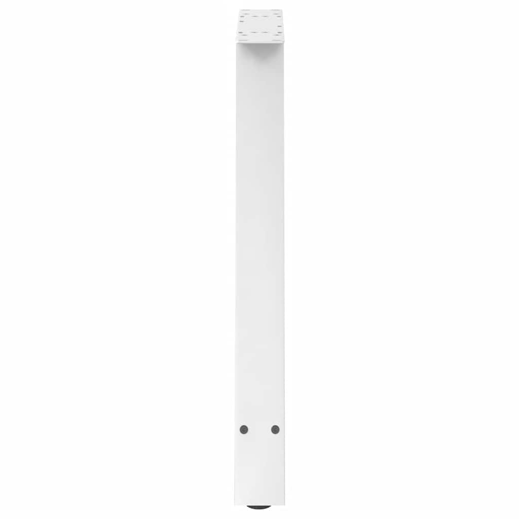 Noge za blagovaonski stol A-oblika 2 kom Bijele 70 x (72-73) cm Čelik