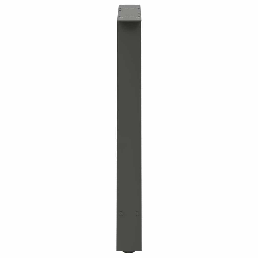 Noge za blagovaonski stol A-oblika 2 kom antracit 70 x (72-73) cm čelik
