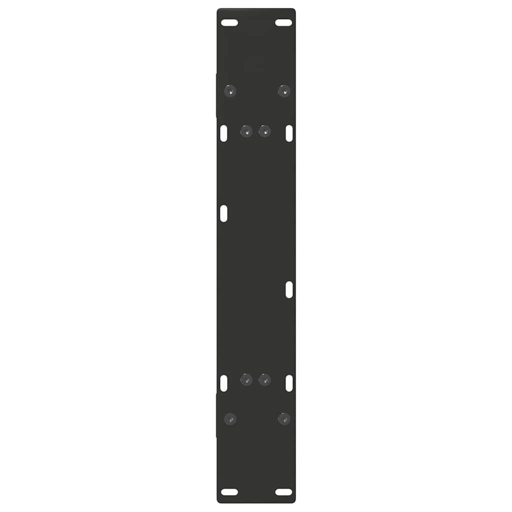 Noge za blagovaonski stol A-oblika 2 kom Crne 80 x (72-73) cm Čelik