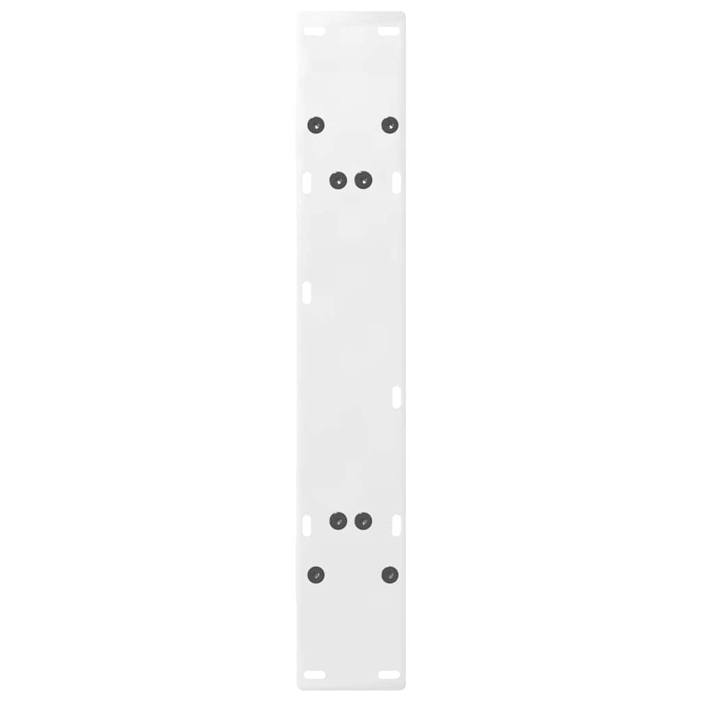 Noge za blagovaonski stol A-oblika 2 kom Bijele 80 x (72-73) cm Čelik